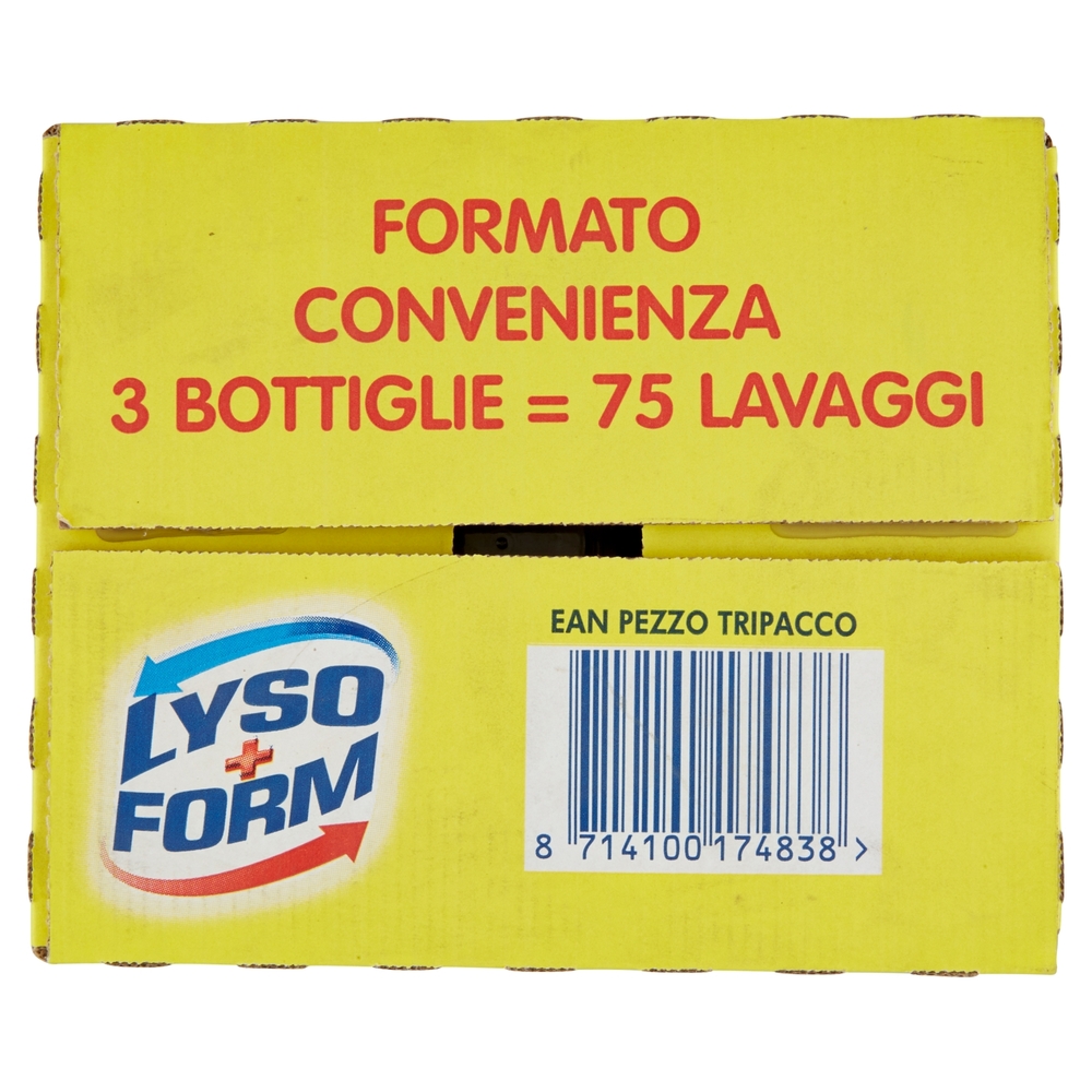 Lysoform Detersivo Lavatrice Classico 3 x 1,625 L